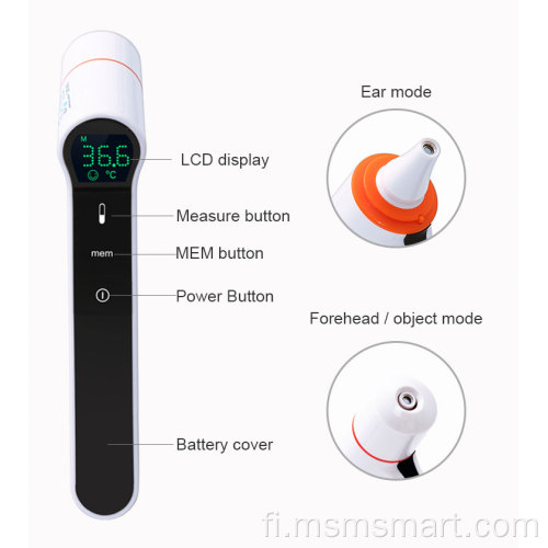 Ear Forehead Thermometer pieni digitaalinen lämpömittari